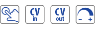 CV in - CV out - Touch