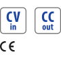 CC in - CV out - CE