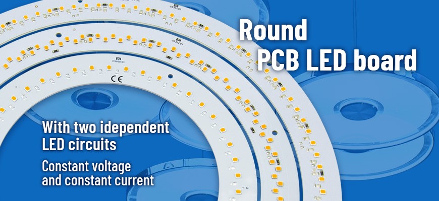 Circular LED boards