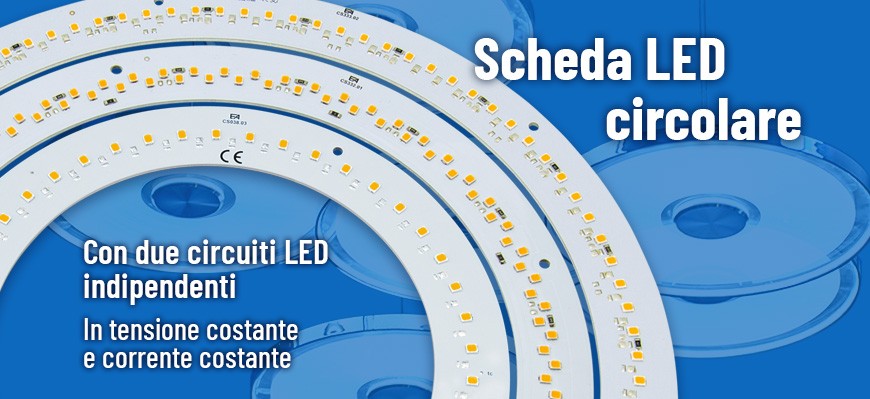 Schede LED circolari