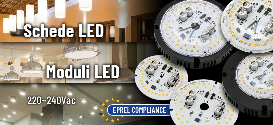 Schede e Moduli LED 220-240Vac